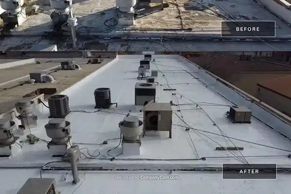 Silicone Roof Coating Project